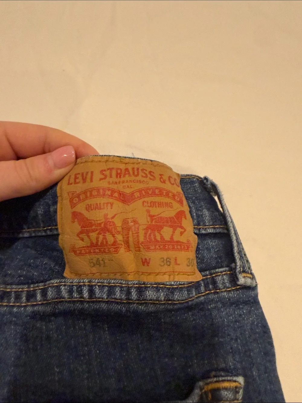 Levi's Men's Dark Blue Straight Jeans